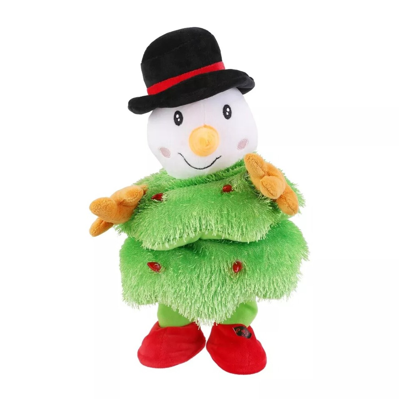 Baby Snowman Musical Toys Dancing Walking Elk Toy w/ LED Lights Kids Gifts